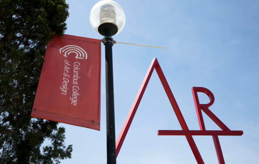 columbus college of art and design sign