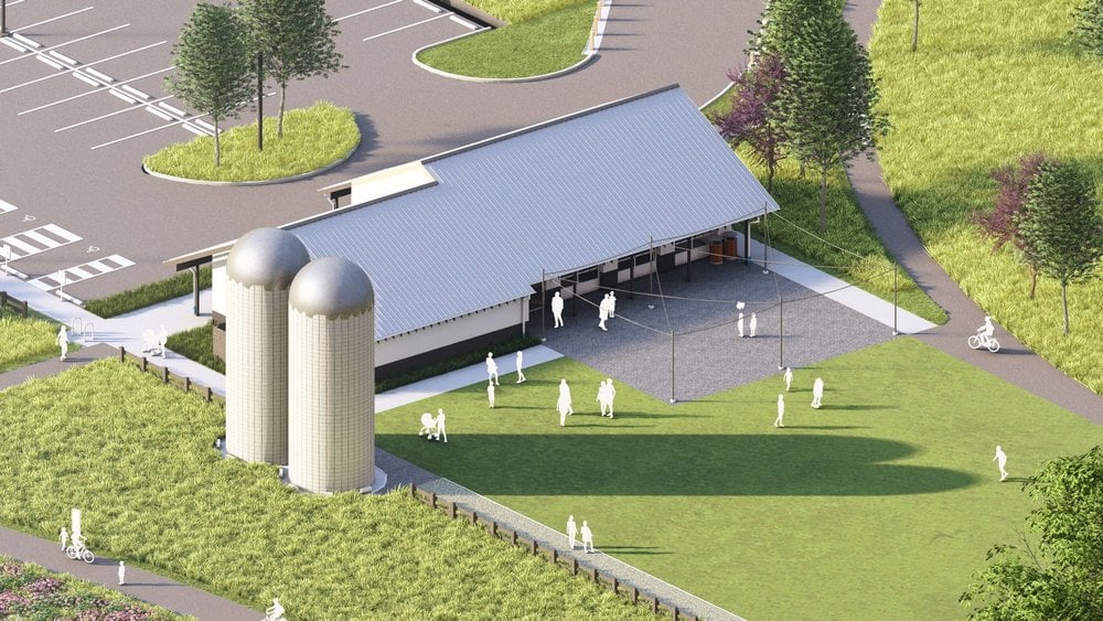 west case park silo plaza