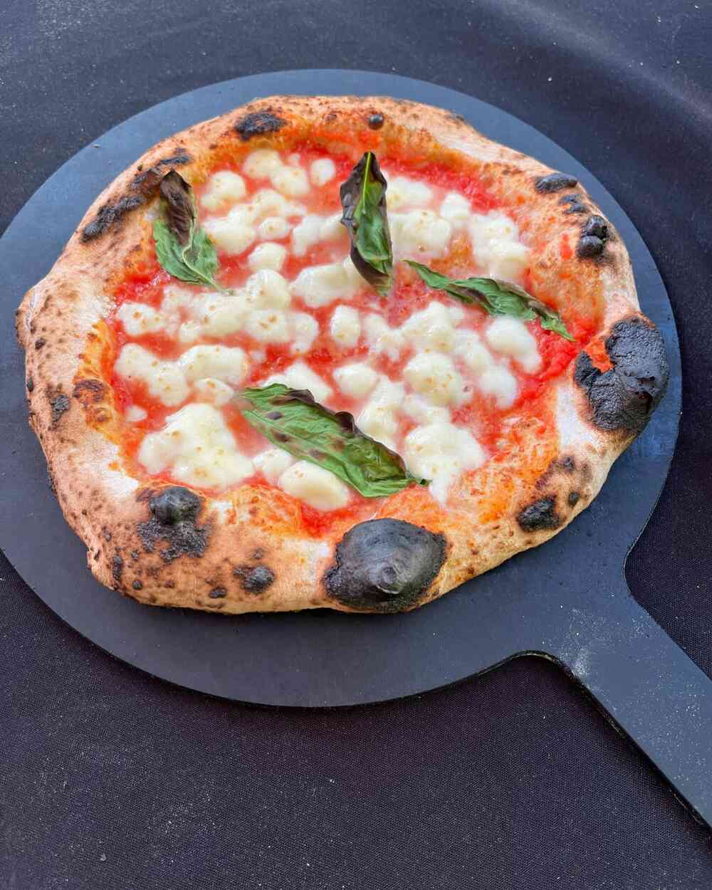 pizza on pizza stone