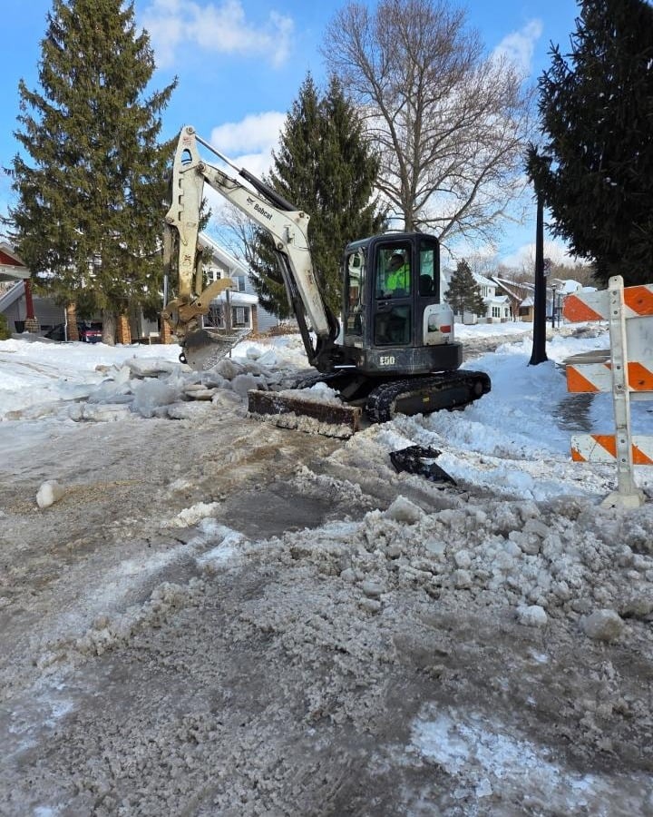 water main break repair