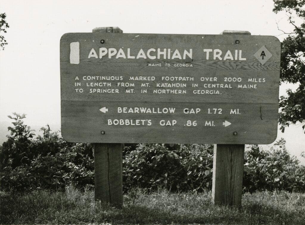 appalachian trail sign