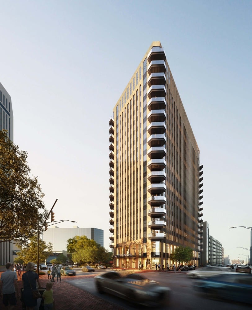 rendering of centennial on high tower