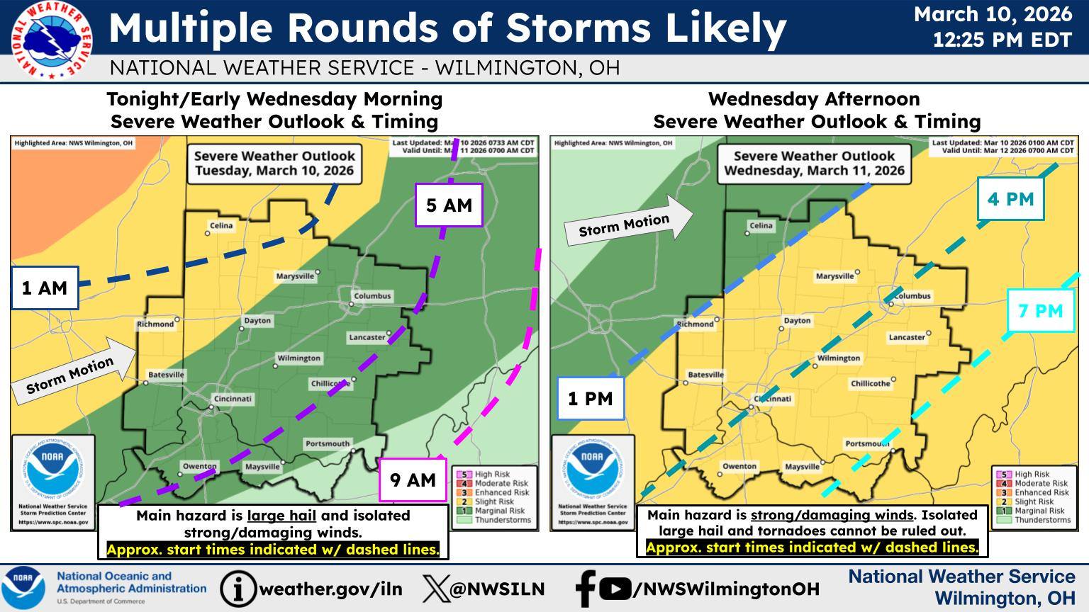 severe weather outlook graphic