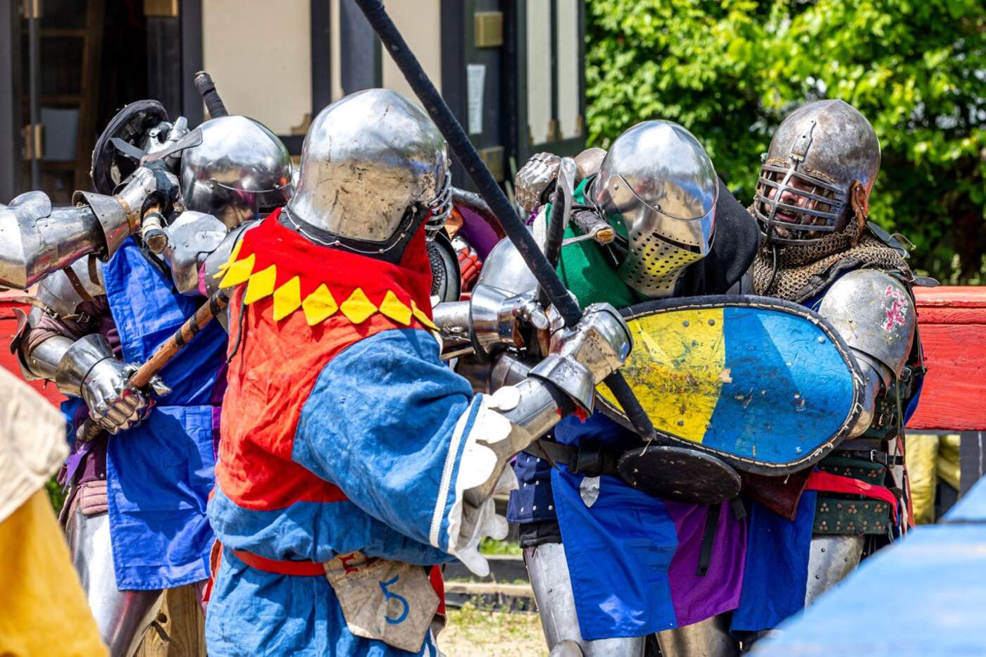 medieval sword fighting