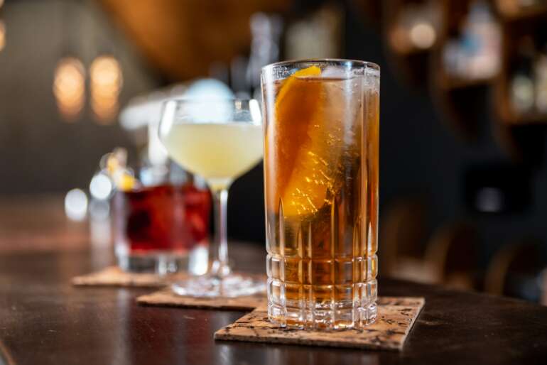 A New Speakeasy-Style Cocktail Bar Has Opened In Old North Columbus 13 cocktails on bar