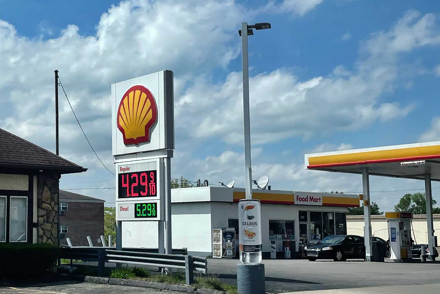 gas station
