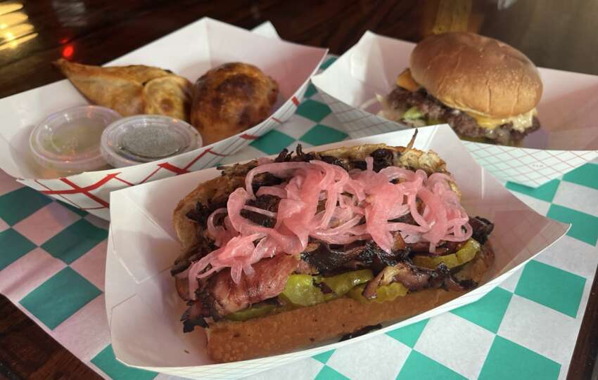 sandwiches on table