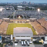 aerial view historic crew stadium