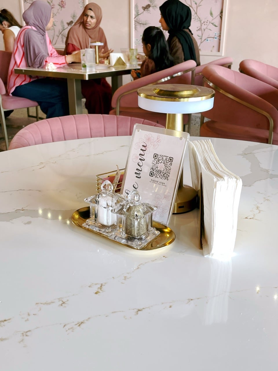 Pink Pistachio Cafe Is The Dreamiest New Spot In Grandview 6 table setting