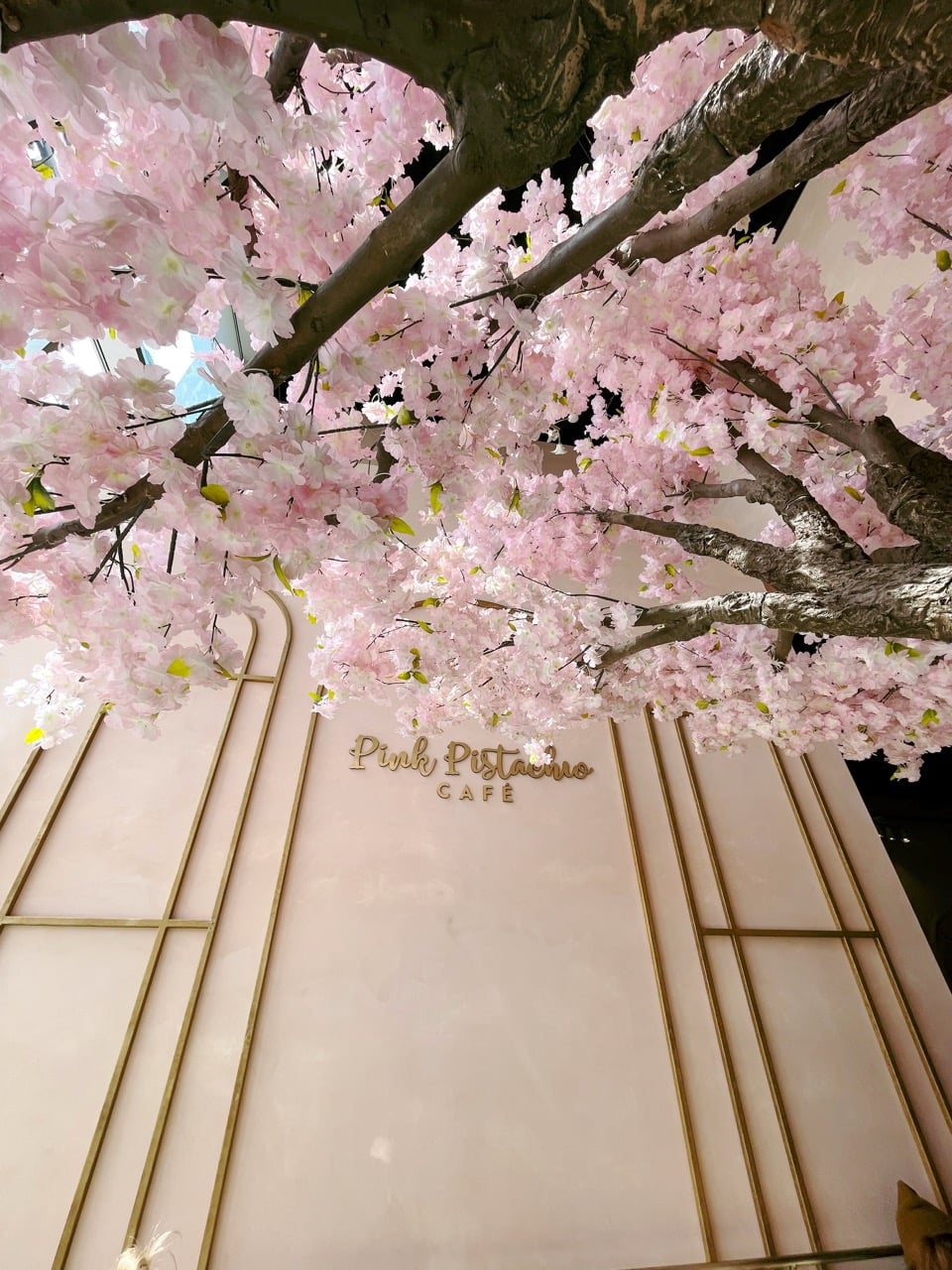 Pink Pistachio Cafe Is The Dreamiest New Spot In Grandview 2 pink pistachio cafe sign