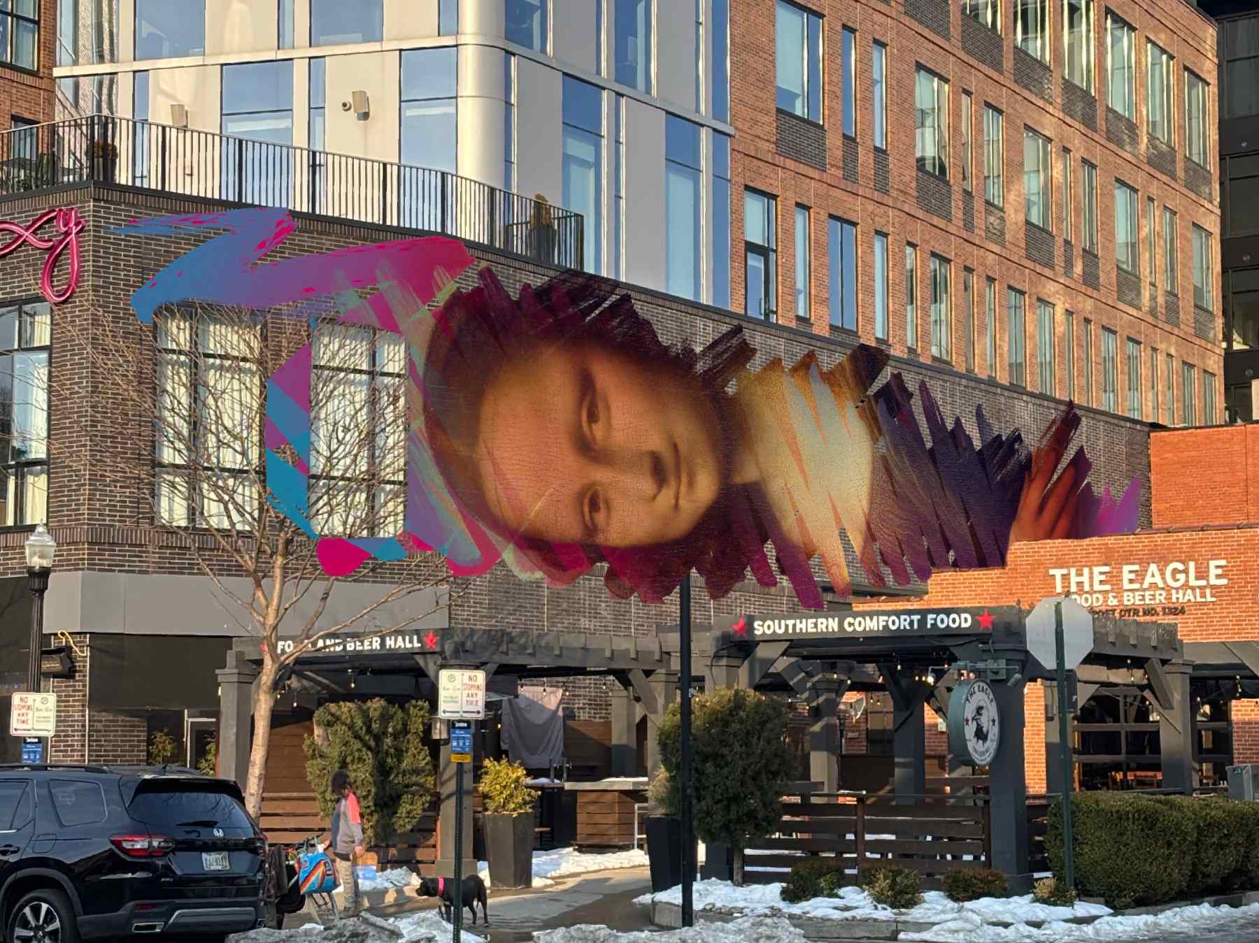 mona lisa mural rendering