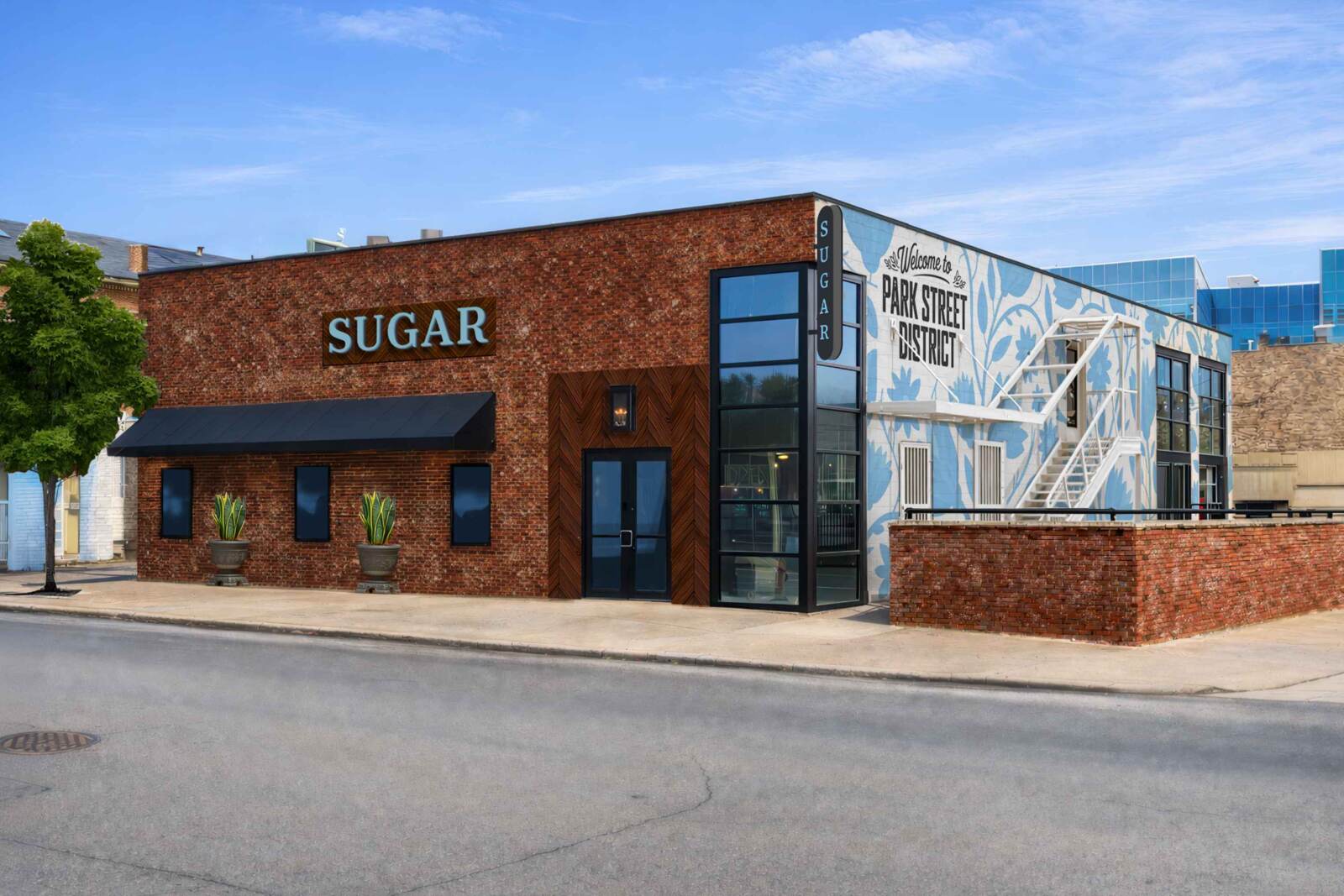 rendering of sugar restaurant