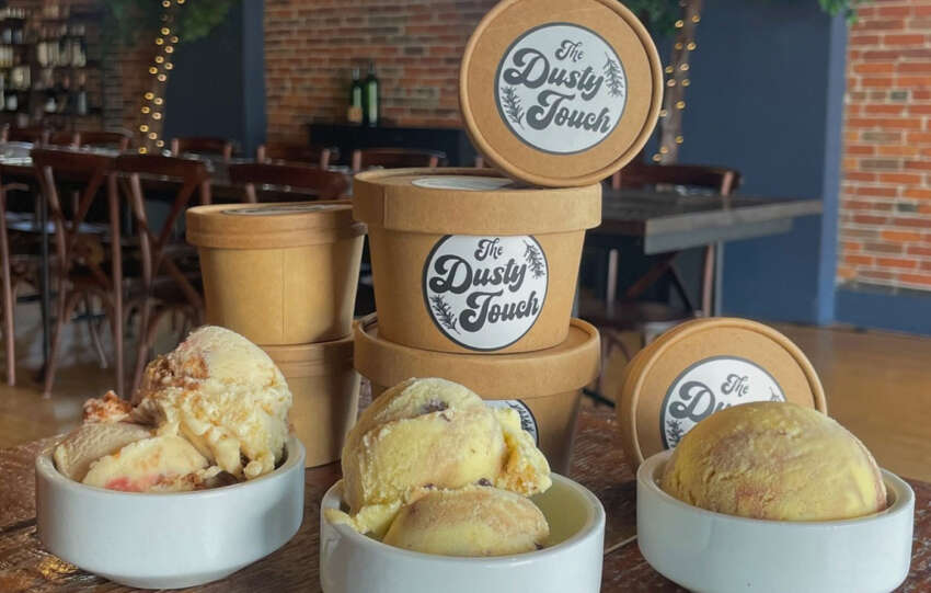 ice cream in bowls