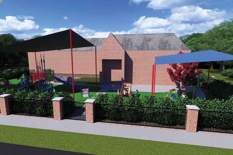 A New Blue Jackets-Themed Playground Is Coming To A South Side Early Learning Center 2 2South Side Learning Center Playground Renderings