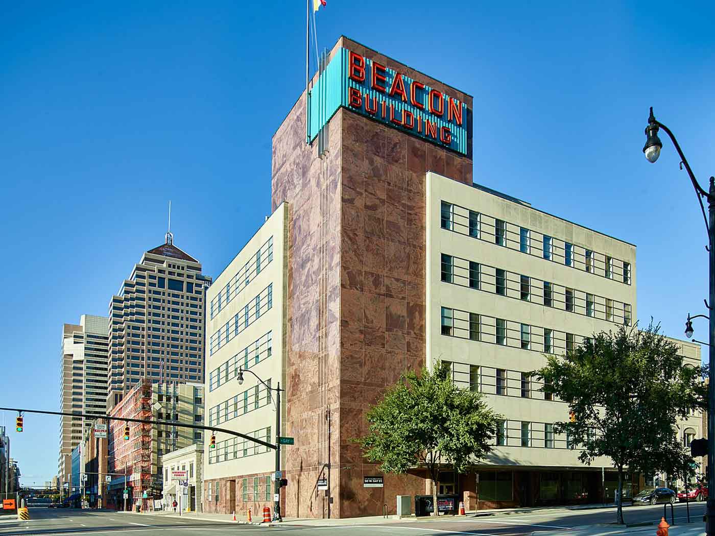 beacon building facade
