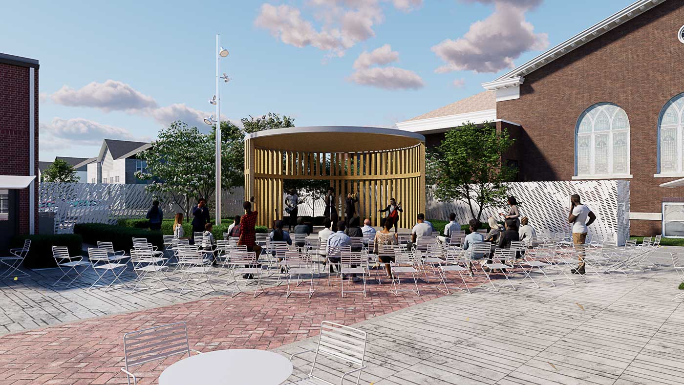 poindexter museum exterior rendering