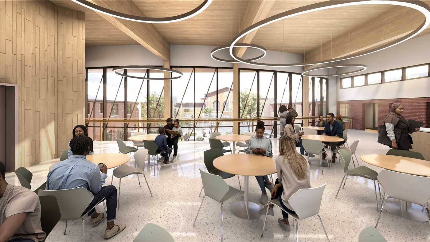 poindexter museum interior rendering