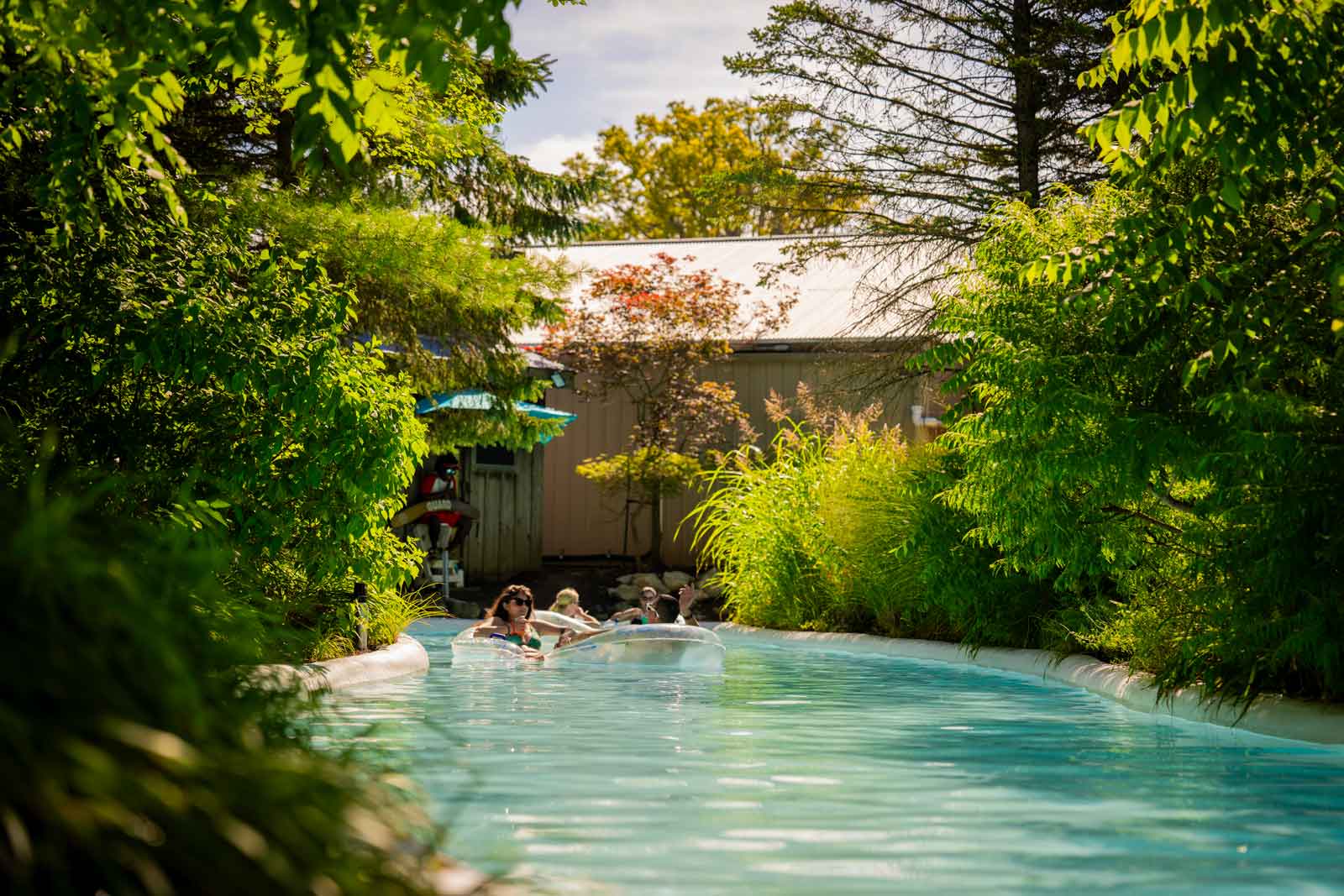 people in lazy river