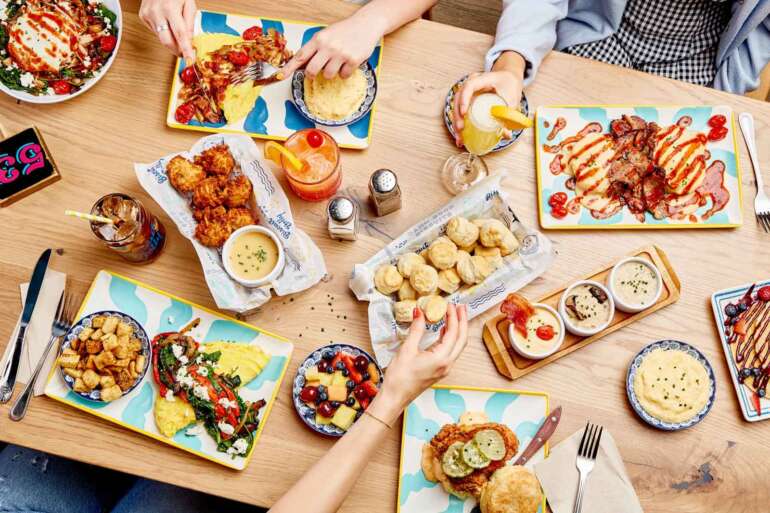 Biscuit Belly Is Bringing Scratch-Made Southern Brunch to Grandview This June 15 breakfast food on table