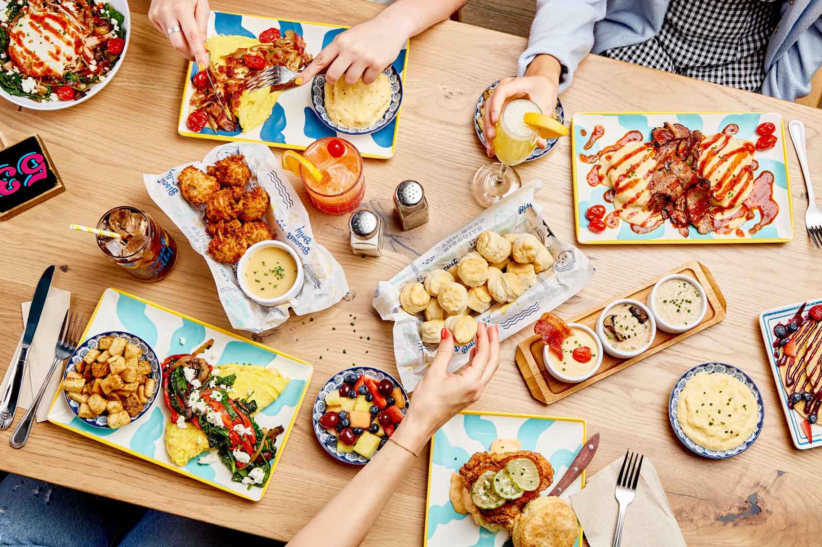 breakfast food on table