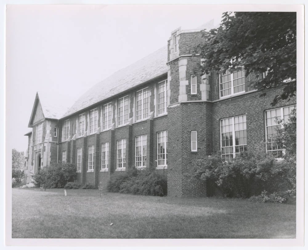 fairwood school tudor-style exterior