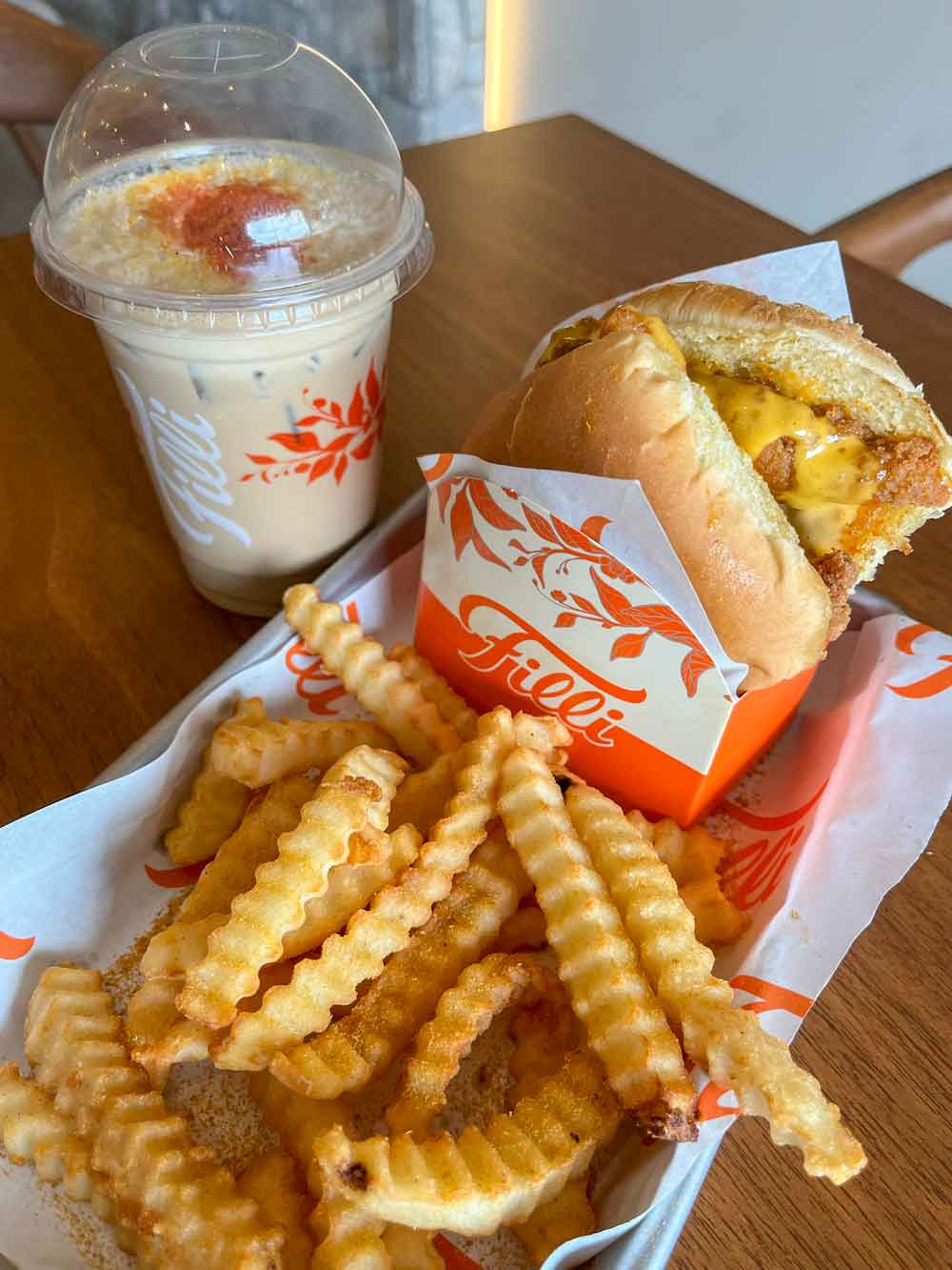 FiLLi Cafe Brings Dubai Tea Culture To Central Ohio 4 chicken sandwich and fries