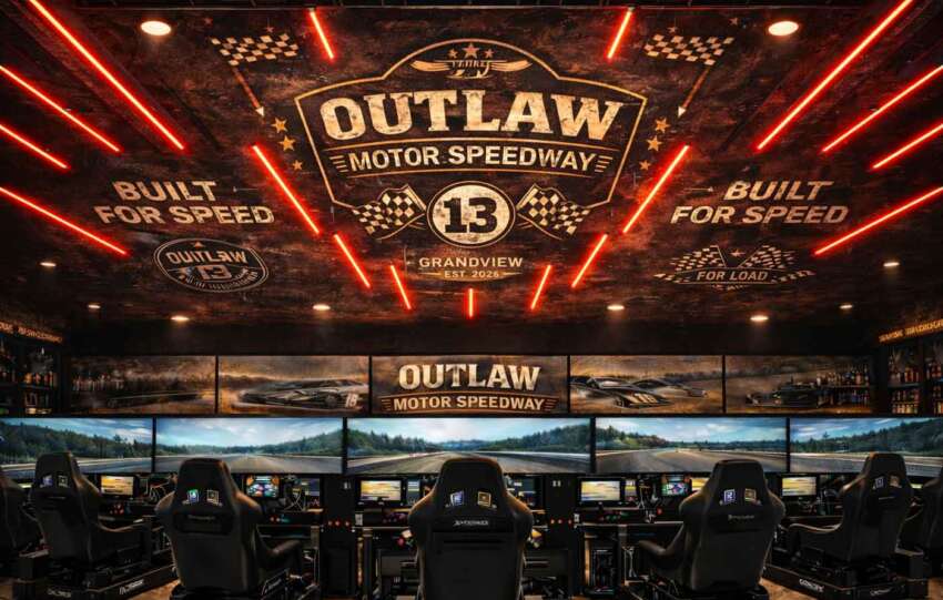 outlaw motor speedway racing chairs
