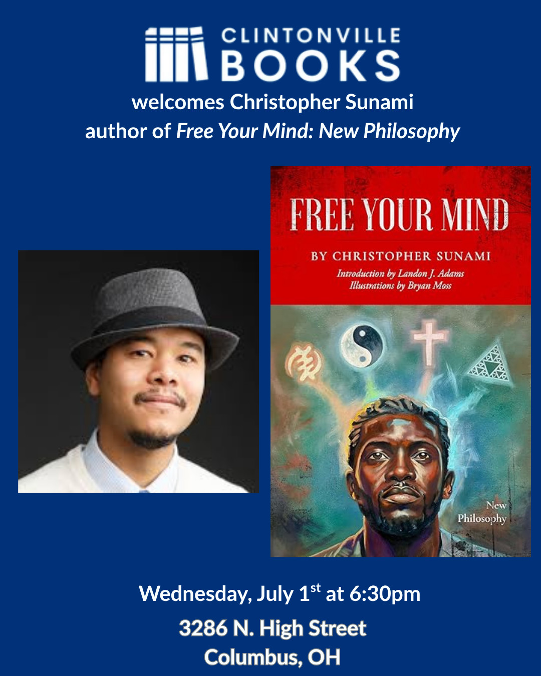 Clintonville Books welcomes Christopher Sunami 1 Clintonville Books welcomes Christopher Sunami