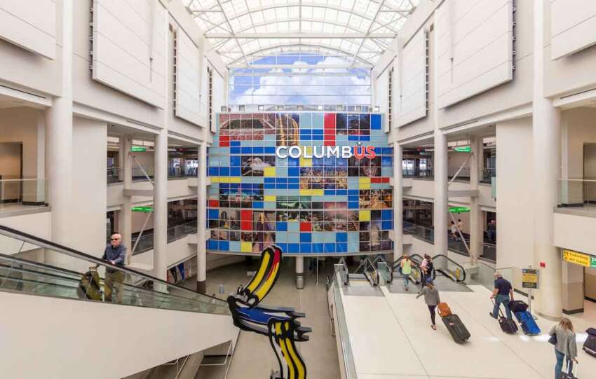 columbus airport mosiac