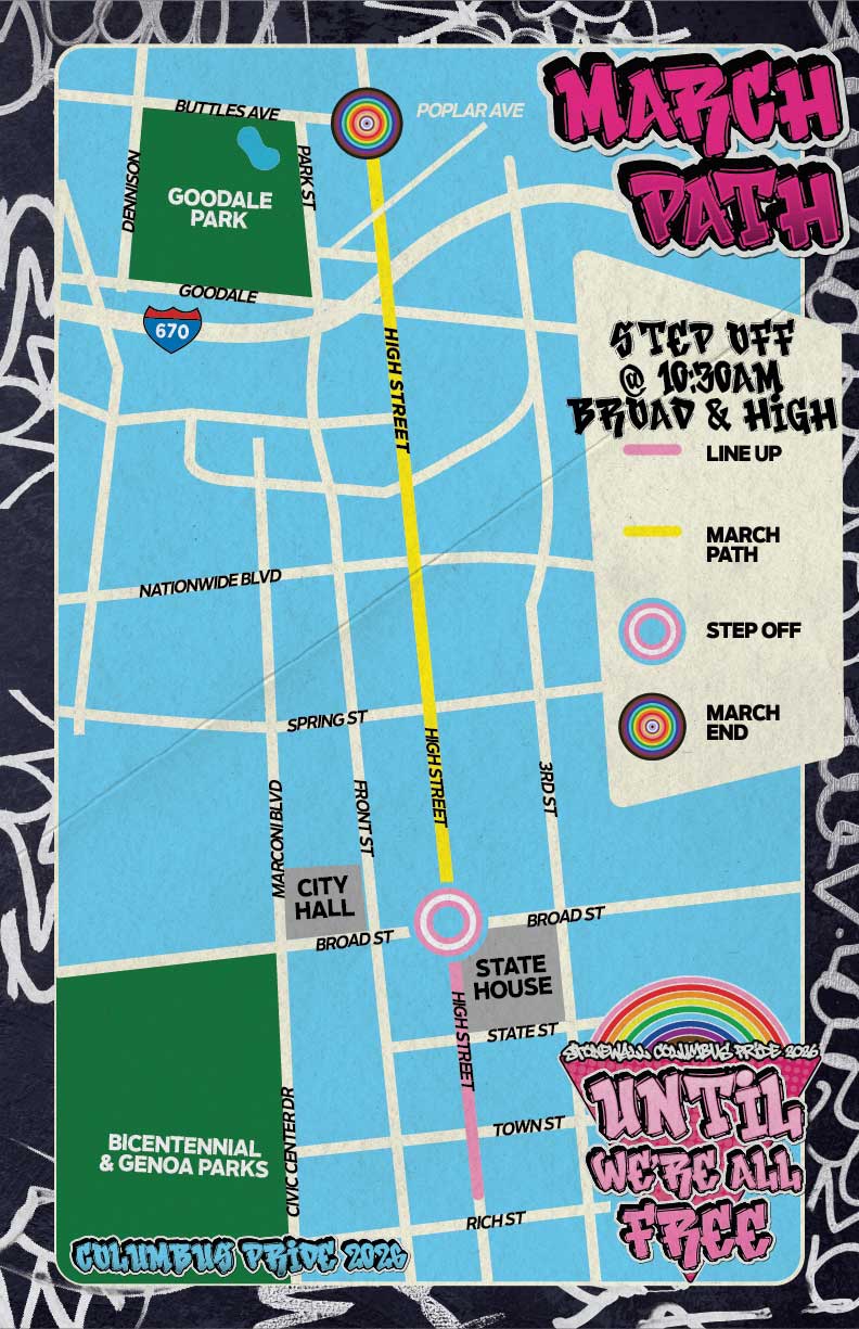 stonewall columbus pride route