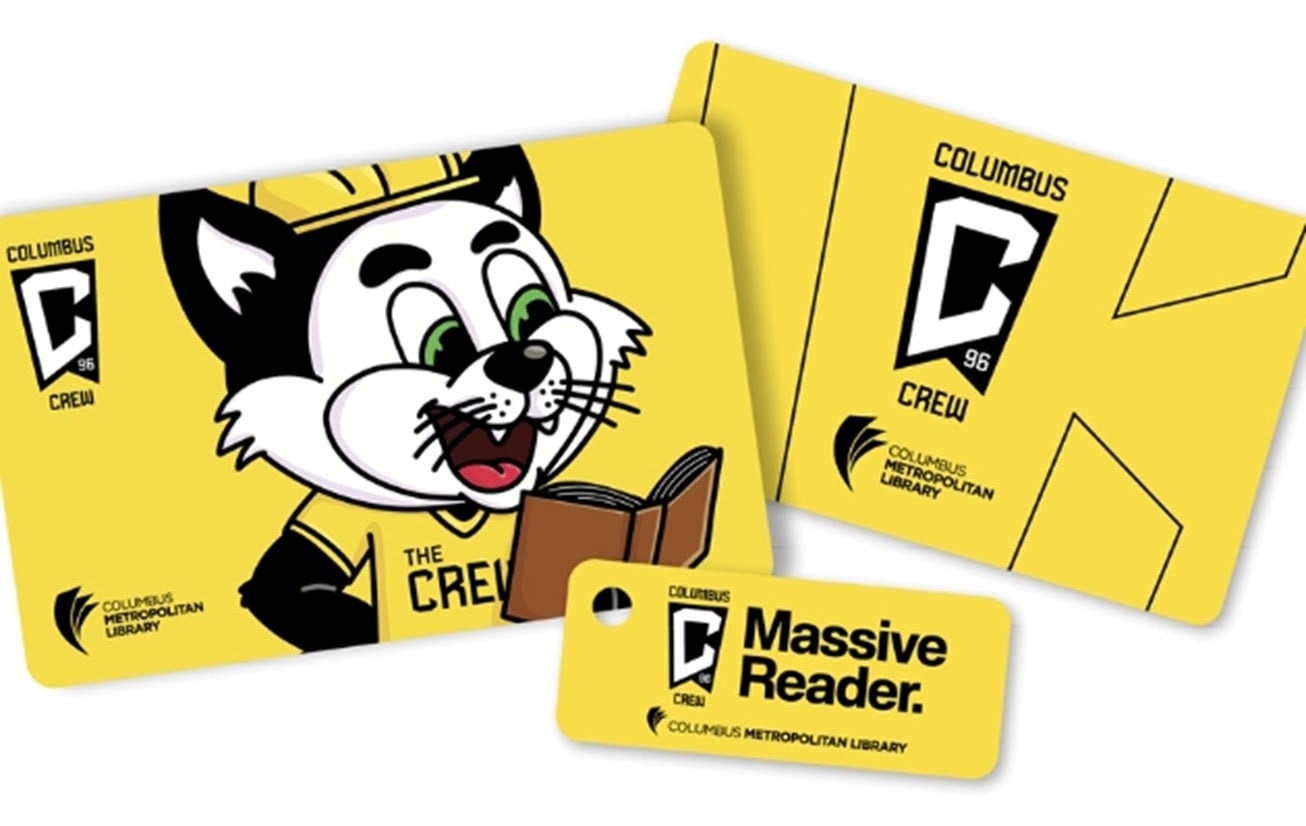 Celebrate 614 Day At The Library And Score Free Columbus Crew Tickets 1 columbus crew themed library card