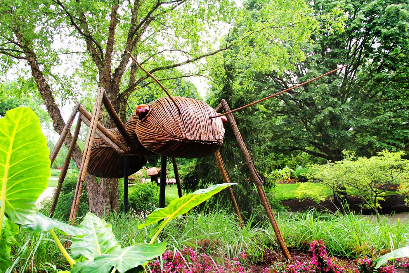 giant bug sculpture