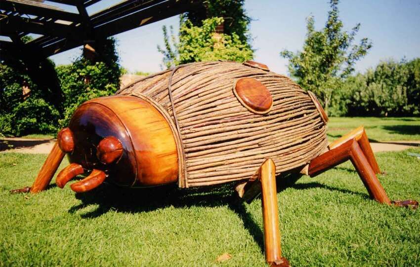 giant bug sculpture
