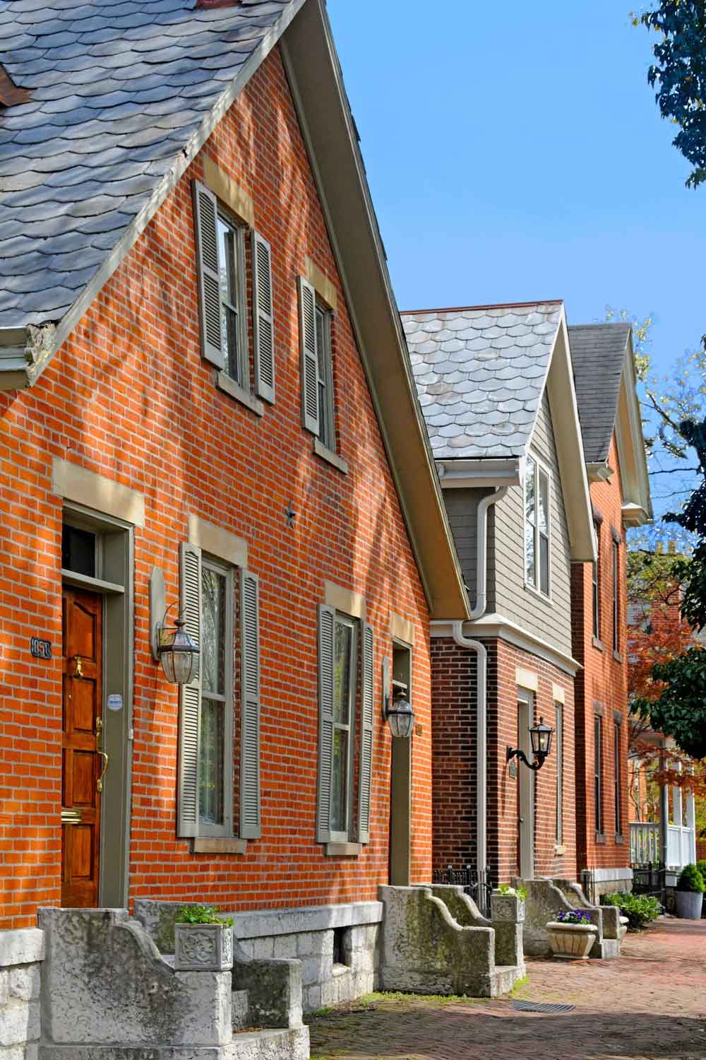 Peek Inside Historic Homes During The 65th Annual German Village Haus und Garten Tour 1 historic brick houses