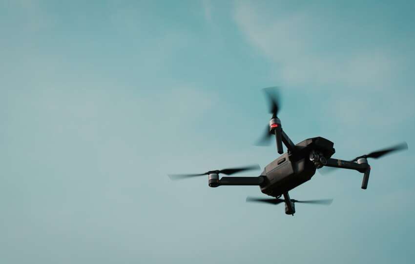 drone flying