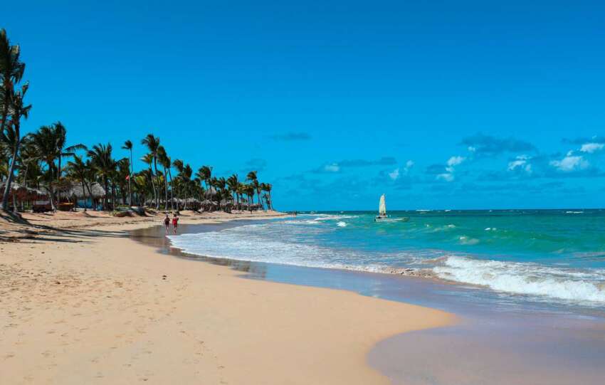 sandy beach in punta cana