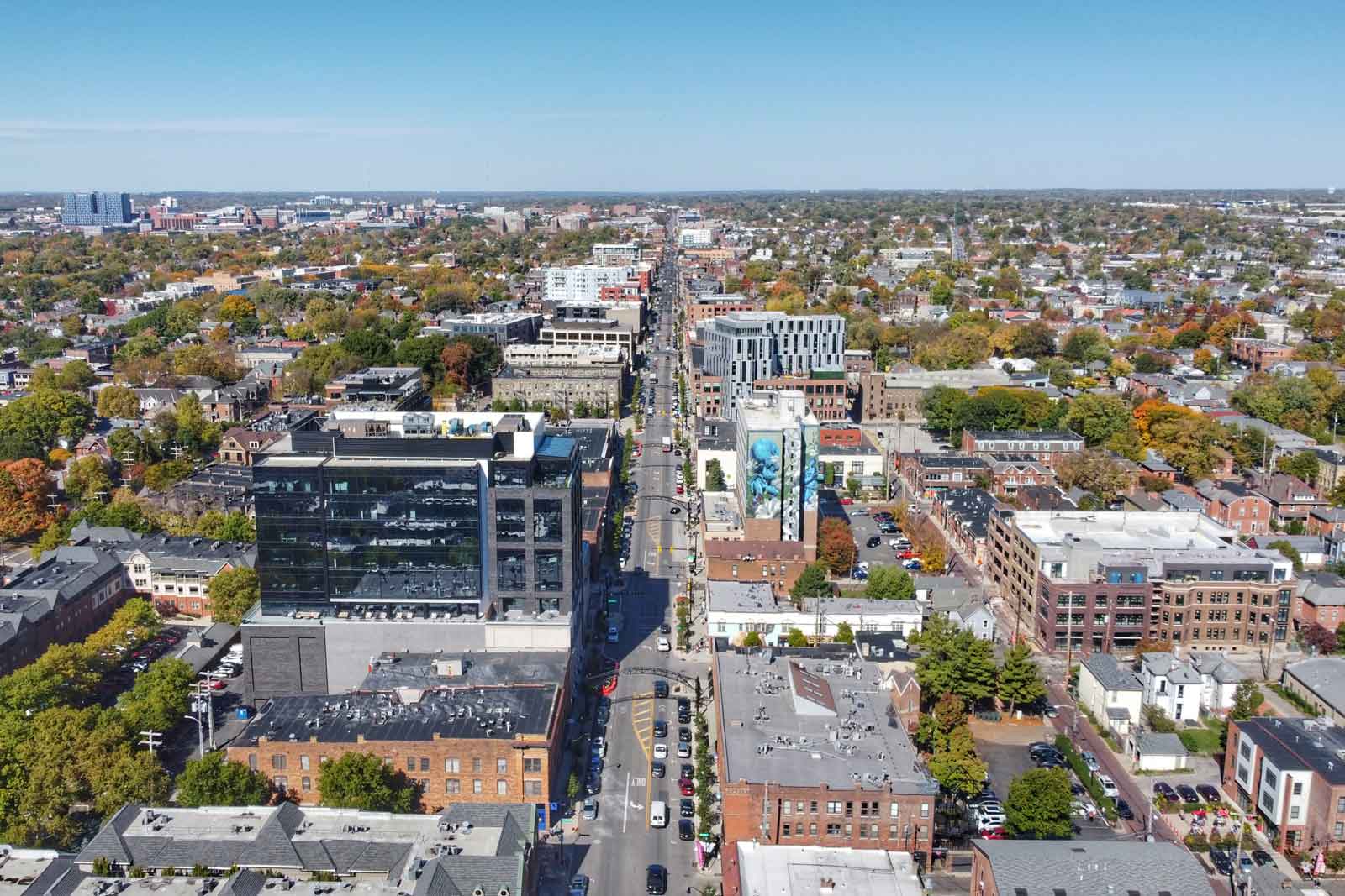 aerial short north