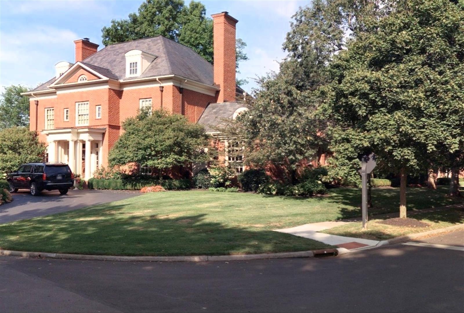 georgian brick mansion new albany ohio