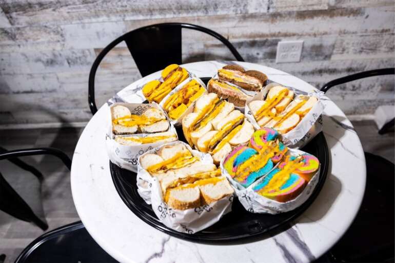 A Cult-Favorite Philly Bagel Shop Has Officially Landed In Columbus 3 an assortment of bagels on plate