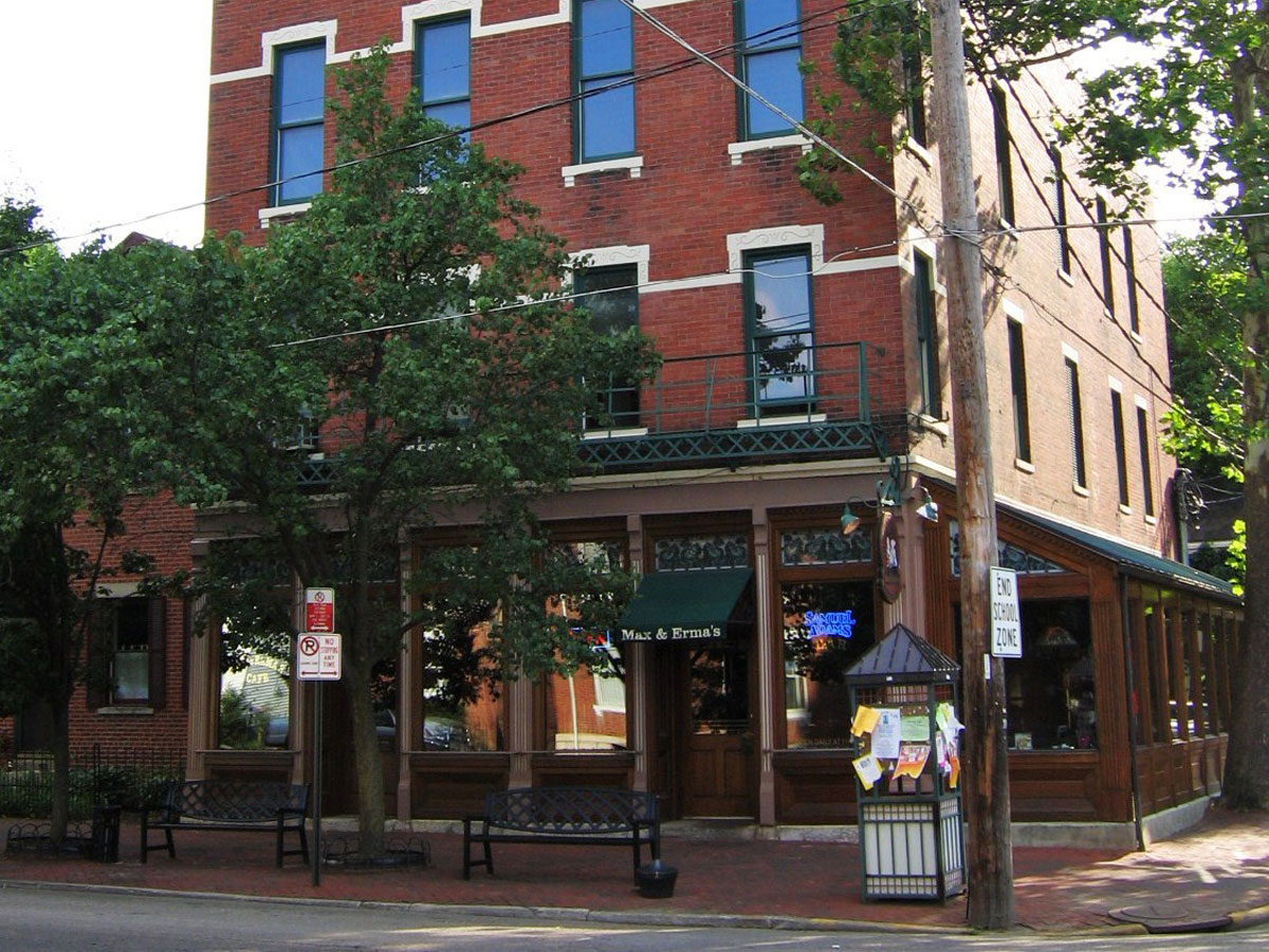 the original max and erma's in german village, columbus, ohio.