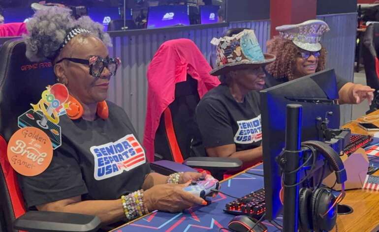 This Columbus Program Is Sending Seniors To Compete For Team USA In Rocket League 1 senior citizens playing video games