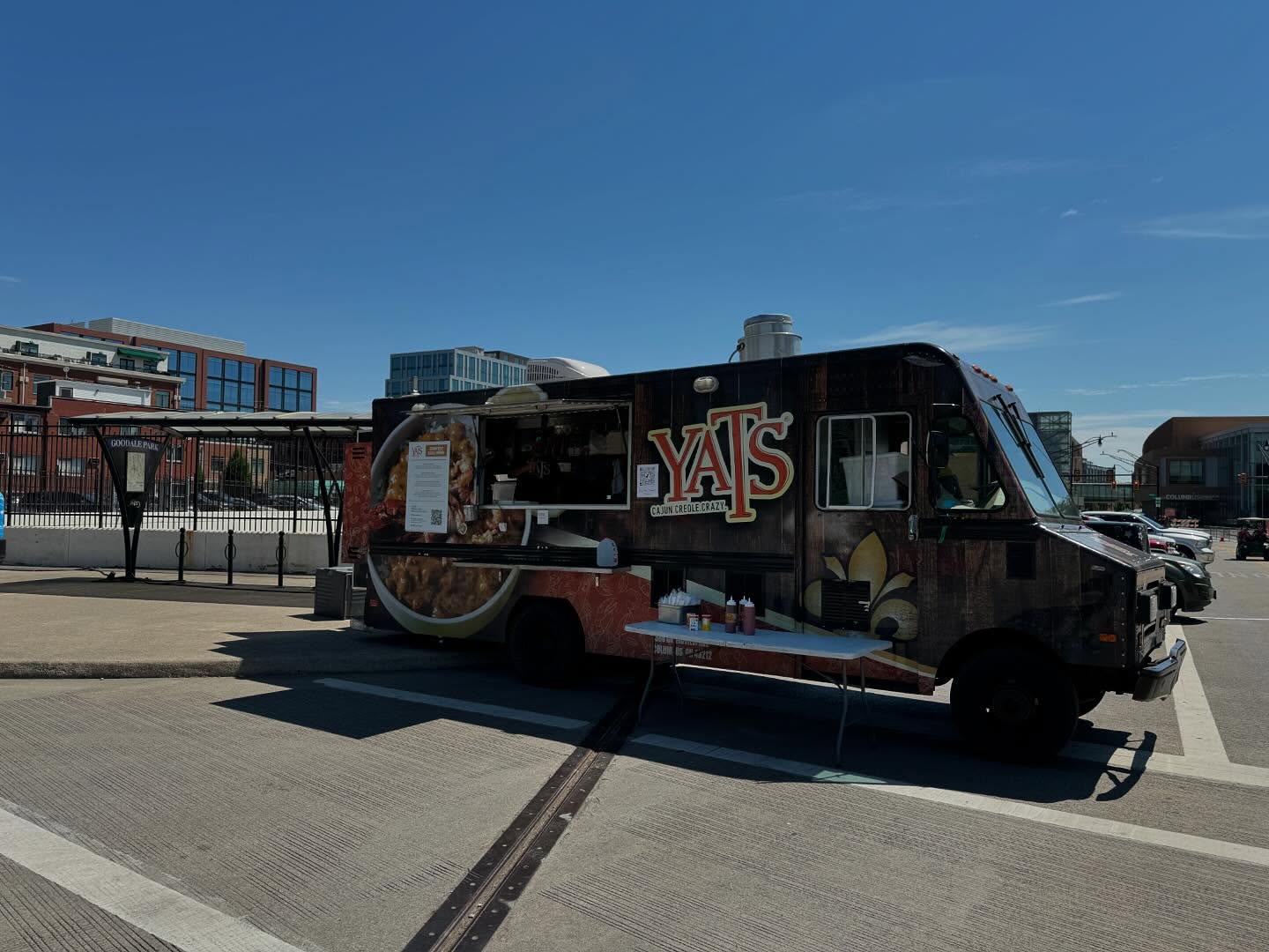 yats food truck parked on road