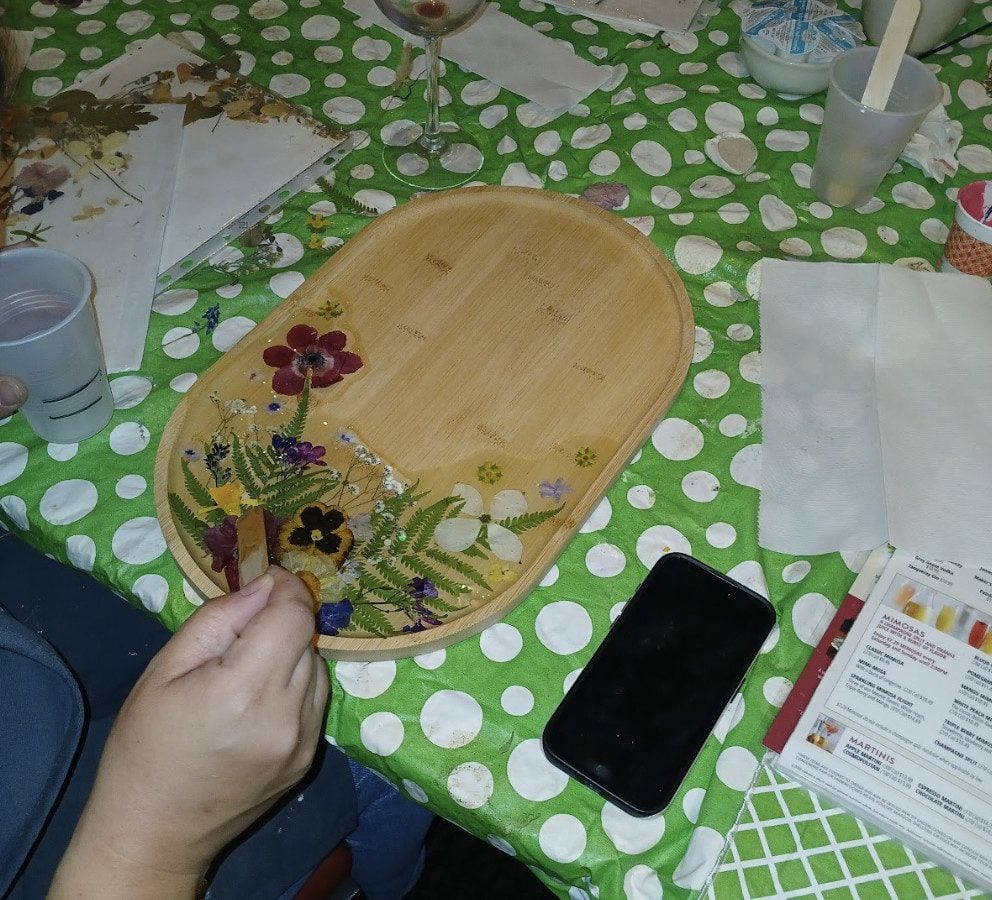 Make Your Own Floral, Ocean-Themed, or Geode Charcuterie/Cutting Board