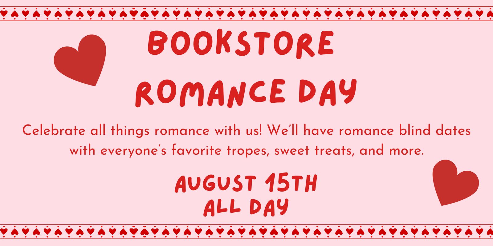 Events 15 Storyline Event: Bookstore Romance Day