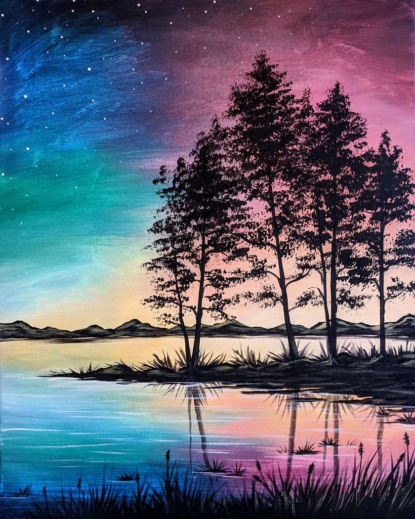 Events 12 🎨🥤🌅 Paint and Sip: A Serene Sunset 🌊✨