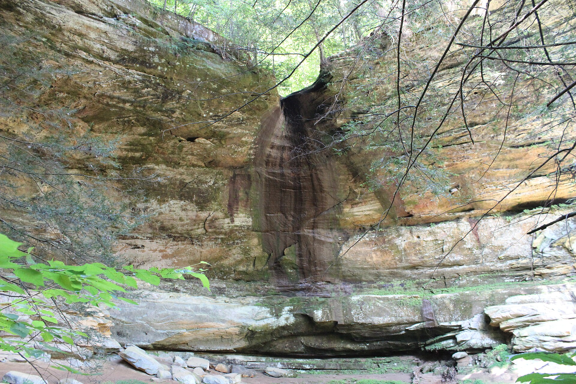 A Visit To Cantwell Cliffs Is Like Taking A Hike Through A Magical Wonderland 1 A rock shelter and seasonal falls at Cantwell Cliffs in Hocking Hills