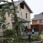 Mayor Ginther Declares Emergency Following Severe Storm Damage house damaged by storm in columbus