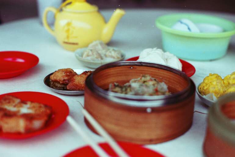Columbus Restaurants Open On Christmas Eve And Christmas Day 3 Dim sum dishes on a restaurant table
