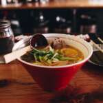 The 7 Worst Ideas For A First Date Ever Conceived Bowl of pho on a restaurant table