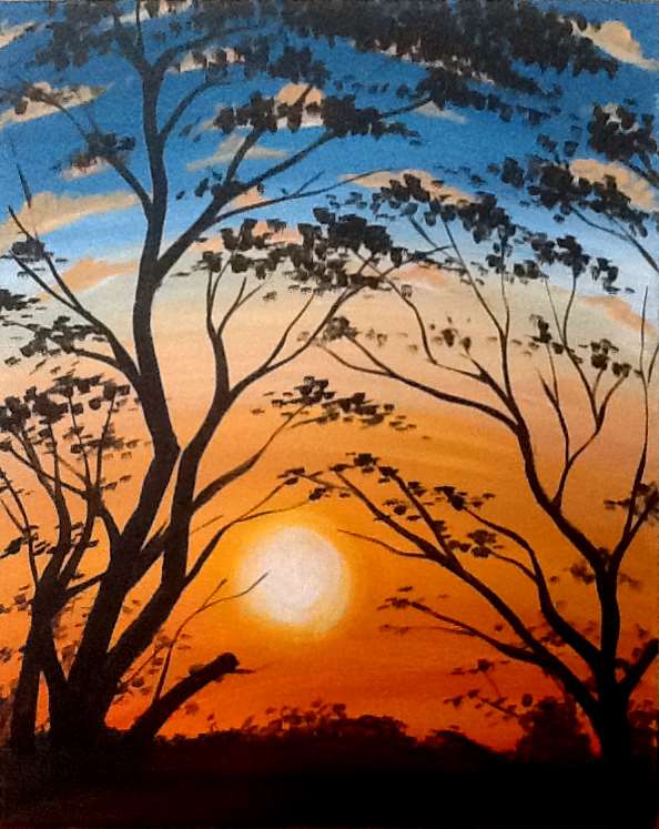 Events 3 🎨🥤🌅 Paint and Sip: Hilltop Sunset 🌄✨